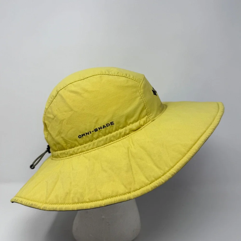Columbia Titanium Omni-Shade Youth Sun Hat Yellow Adjustable Ripstop CY9413 O/S